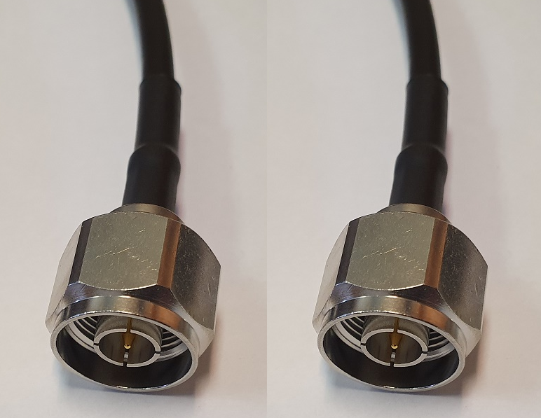 Antenna Cable FF195 Low Loss coax with N-male to N-male 100cm