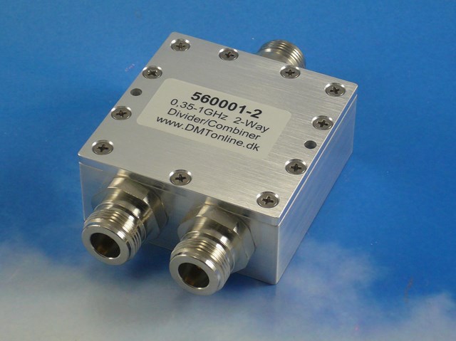 2-Way Power Divider, Combiner 0,35-1GHz